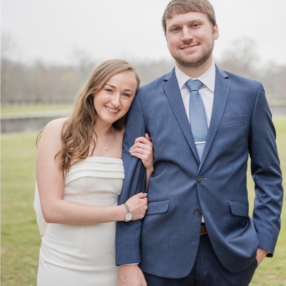 Lulus Fabulous Phenomenon White Strapless Bow Midi Dress Size Small - Picture 3 of 9